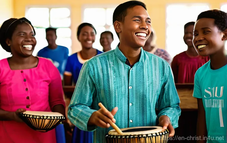 기독교와 세계 선교 - **Prompt 1: Vibrant Global South Worship**
    "A wide-angle, vibrant photograph capturing a joyful ...