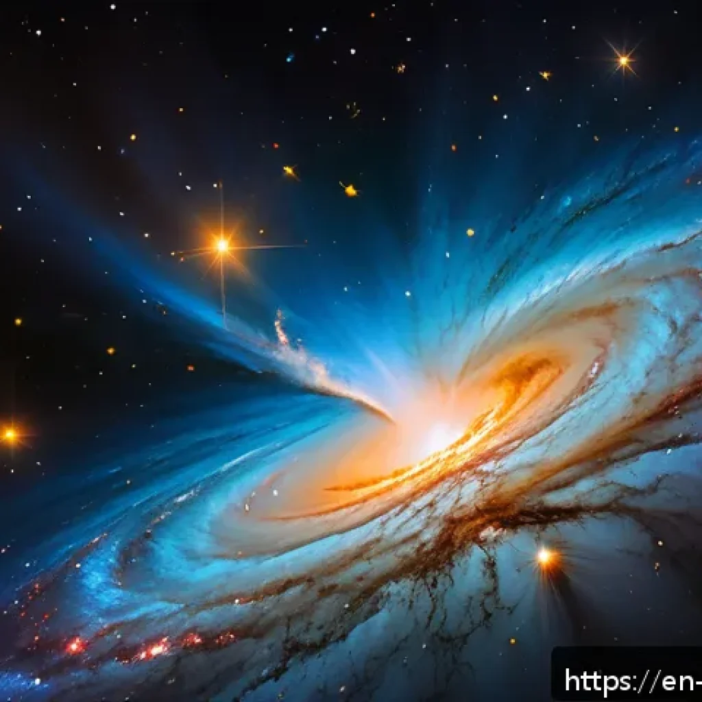 기독교와 우주론 - A majestic cosmic scene illustrating the Big Bang as a radiant explosion of vibrant colors&mdash;fiery ora...